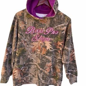 Bass Pro Shops Women's Tree Camo Sequin Hoodie M